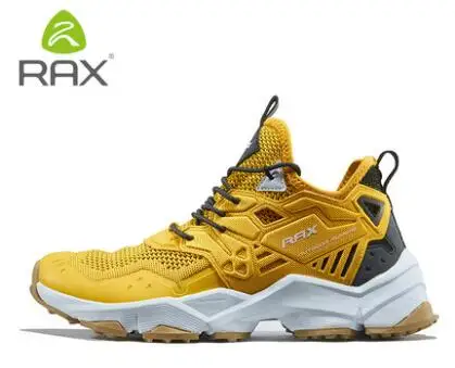 RAX men off-road hiking shoes mens flying-sewing non-slip shockproof breathable wearable walking trekking TRAVEL sports shoes