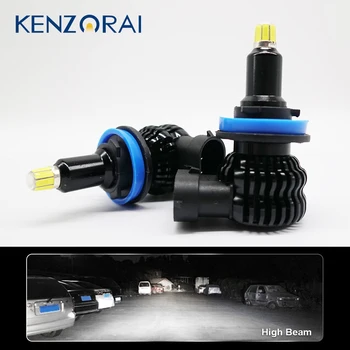 

2X 8-sides illumination car headlight bulbs H7 led H1 H8 H9 H11 H3 9005 HB3 9006 HB4 Fog lights 9012 Auto headlights accessories