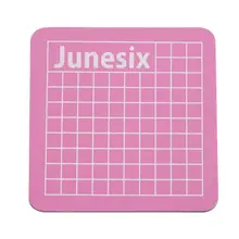 Коврик для резки ПВХ двухсторонний коврик для резки измерительной сетки ручной работы швейный кожаный инструмент(розовый) защита лезвий Нескользящая разделочная доска