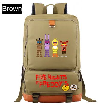 

Cartoon Horror Game Five Nights at Freddy Boy Girl Book School Bag Women Bagpack Teenagers Schoolbags Men Student Backpack