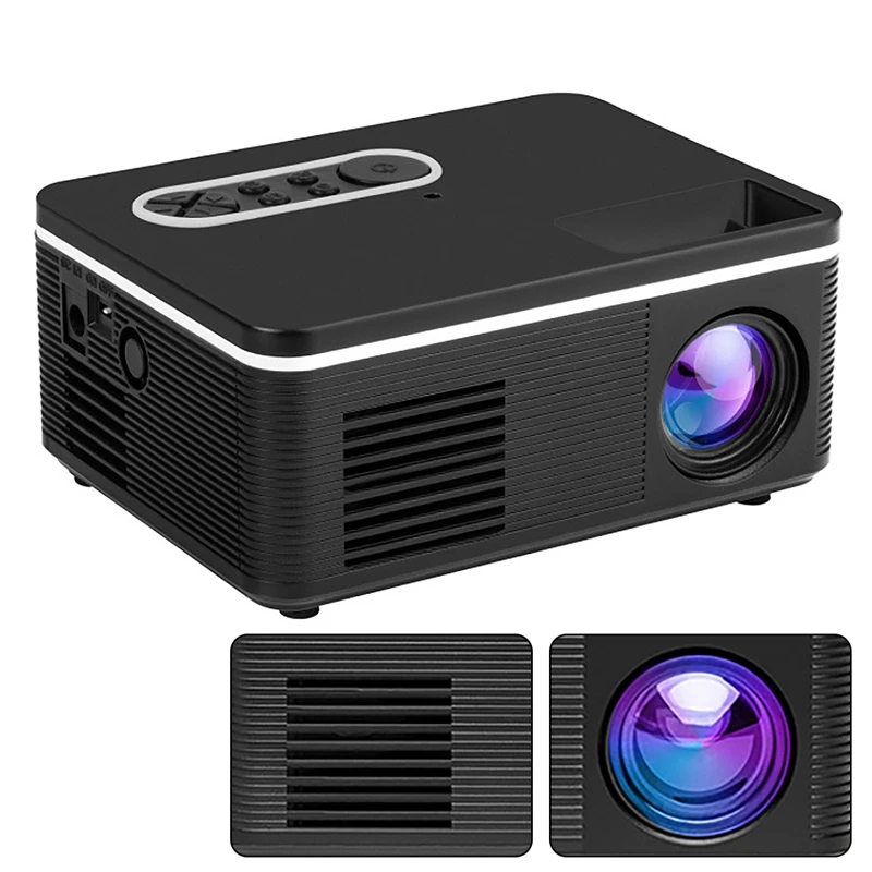 Projector S361 400 Lumens 1080P Household Parent-Child Portable Mini LED TV |