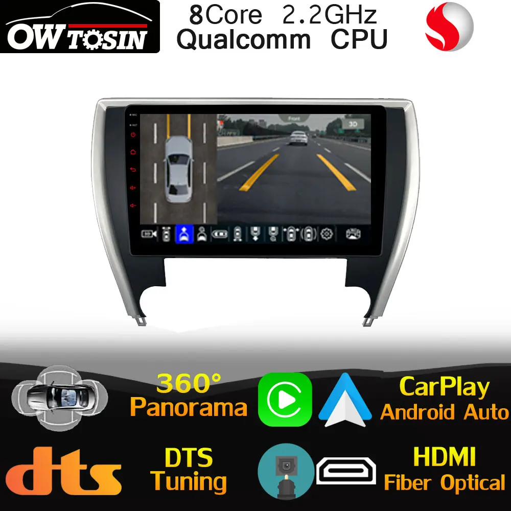 Автомагнитола для Toyota Camry 7 XV50 2015-процессор Qualcomm гг. Android GPS камера 2017 DSP стерео
