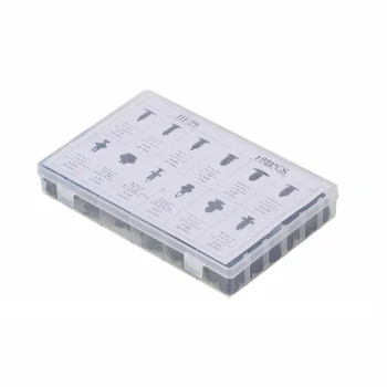 

Push Pin Rivet clip Fasteners Plastic Rustproof Trucks Caravans 192pcs