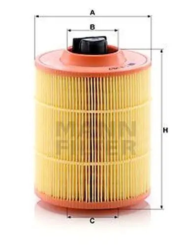 Фильтр воздушный FORD GALAXY/MONDEO/S-MAX 2.2TDCI 08 MANN-FILTER