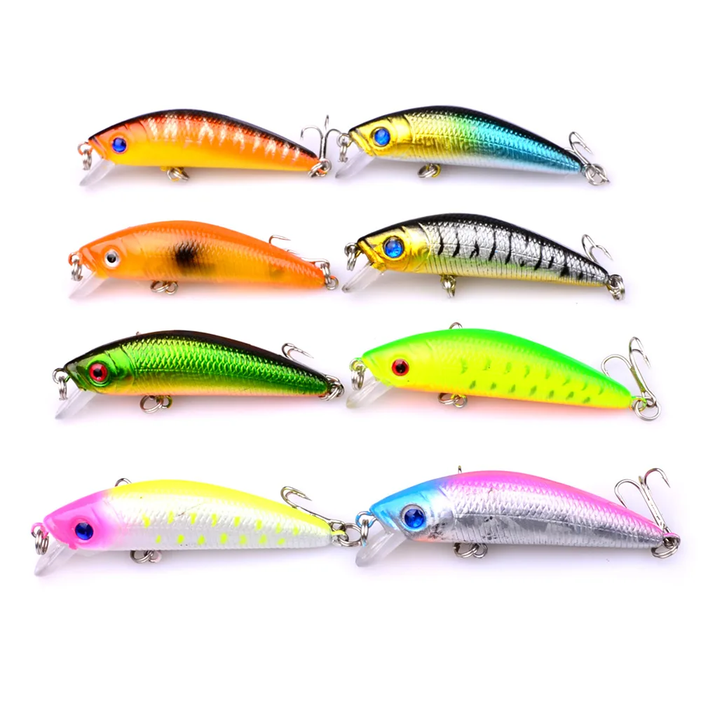 Description Picture 4 of item1PCS 7.9g NEW Minnow  fishing lures deep diving lure swimbait ice fish crankbait whopper plopper Sink bass bait  tackle pesca