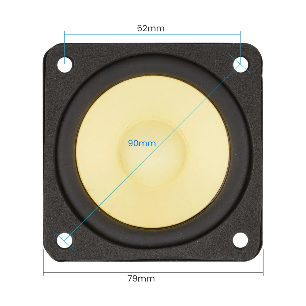 Aiyima-altifalante Full Range Altifalante de Som Amplificador Home Audio Unidades de Altifalante Ohm Ohm 15w Unidades - Image 4