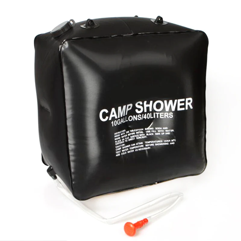40L Solar Heating Hiking Camping Camp Shower Bag Case Outdoor Washing Camping Travel Hiking Climbing Picnic Bathing Bag