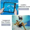 MoKo Waterproof Tablet Case 12 inch for iPad Pro 11,Galaxy Tab S6/S7 Bathroom Kitchen Stand Pouch Tablet Dry Bag 5
