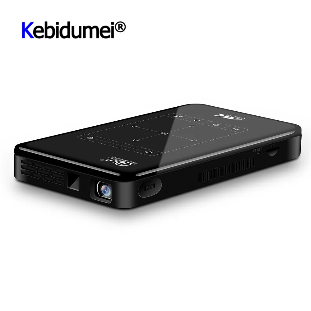P09II Portable DLP Mini Projector Android 9.0 2.4G 5G WiFi Bluetooth