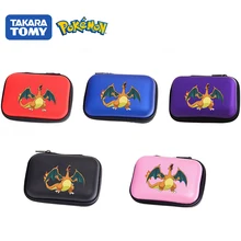 Porte cartes Pokemon Charizard, Pikachu, étui rigide pour jeu de cartes, Album, capacité de 50 