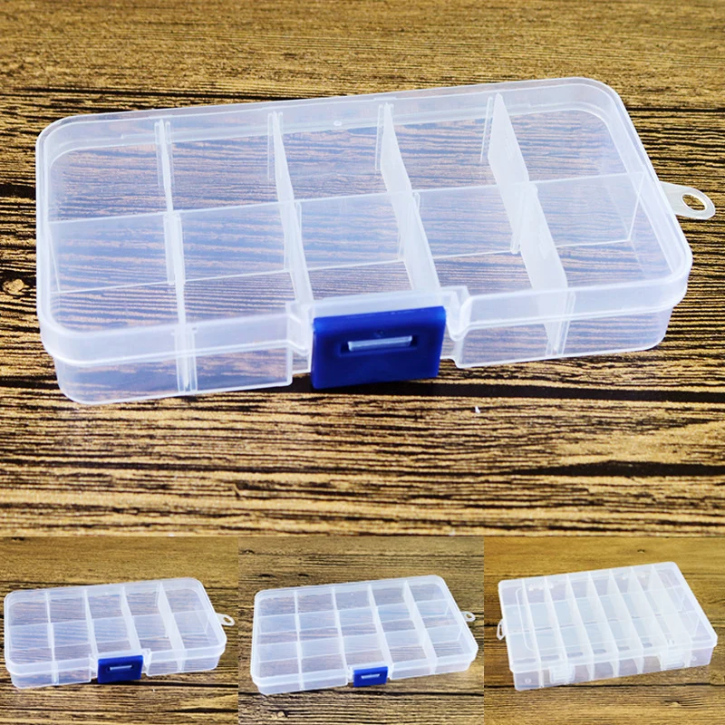 

Large Capacity Transparent Small Plastic Box For Trifles Parts Tools Storage Box Jewelry Display Box Screw Case Beads Container