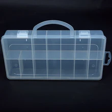 Портативный 13-сетка Прозрачный компонентный Ящик pp пластиковый ящик для инструментов коробка, винт ящик для хранения ящик для принадлежностей части пластиковая коробка