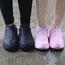 Couvre chaussures réutilisable, imperméable avec fermeture éclair, pour hommes et femmes, couvre chaussures de pluie, tendance printemps 2021 