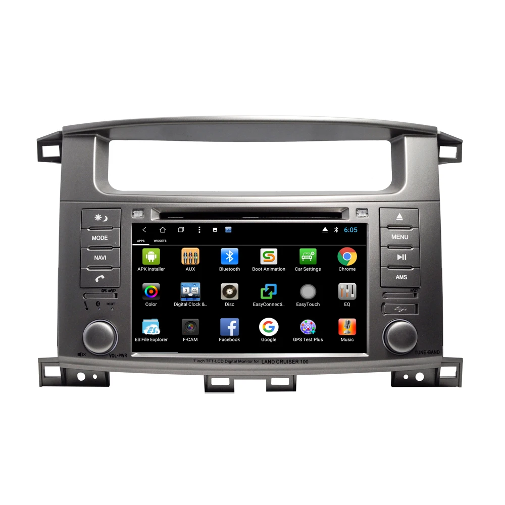 NAVITOPIA 2G ram 32G rom Восьмиядерный Android 8,1 автомобильный dvd-плеер gps навигация для Toyota Land Cruiser 100 1998 1999 2000-2007