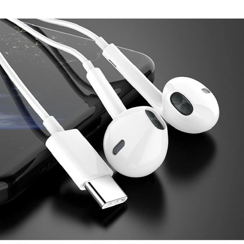 Наушники usb type C Hearphone Mic для HUAWEI P20 P30 Lite mate 10 20 30 Pro совместимая гарнитура для Xiaomi наушники для samsung