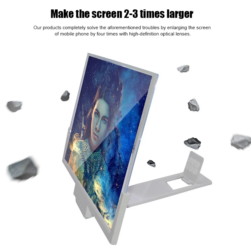 

New 14 Inches 3D HD Phone Screen Magnifier Amplifier Movie Video Enlarger Screen
