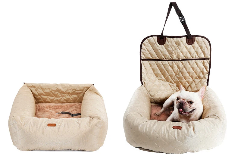 Multifunction Dog bed Cat Carrier Car Seat Beds Sofa Kitten Puppy Dog house Thickened large size Dog mat 60cm