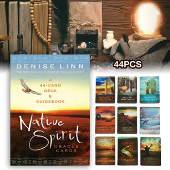 

44pcs Tarot Cards Deck Playing Card Board Game Divination Tarot Table Cards Playing Card Holiday Family Party Gift Wholsale