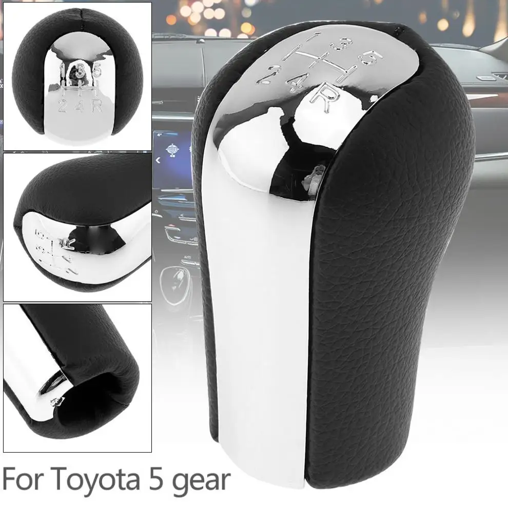 

Car Gear Shift Knob 5 Speed Manual Gearshift Knob Fit for Toyota / Corolla RAV4 / Verso / Avensis / Yaris / Vitz 5 Gear Models