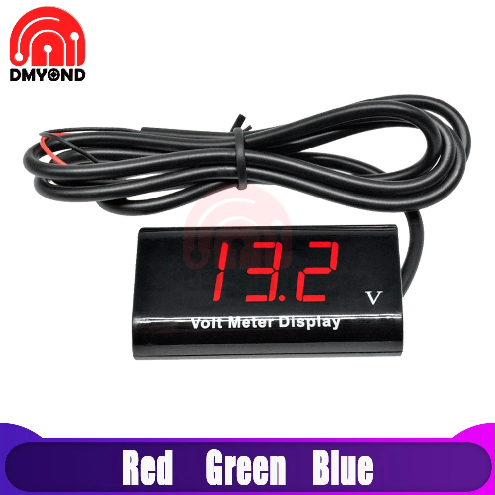 Car Voltage Meter Voltmeter Digital Voltage Meter Car Meter Voltage