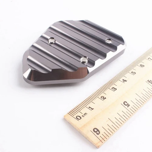 CNC Kickstand Foot Side Stand Extension Pad Support Plate For BMW F800R HP2 R1200S All Years Aluminum Motorcycle Spare Part (5)