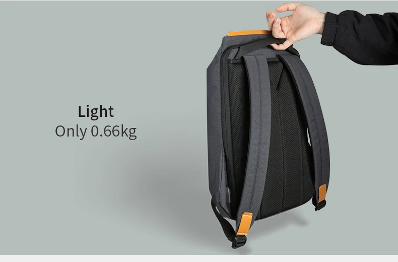 Kingsons 15.6'' Waterproof USB Charging Anti-Theft Backpack