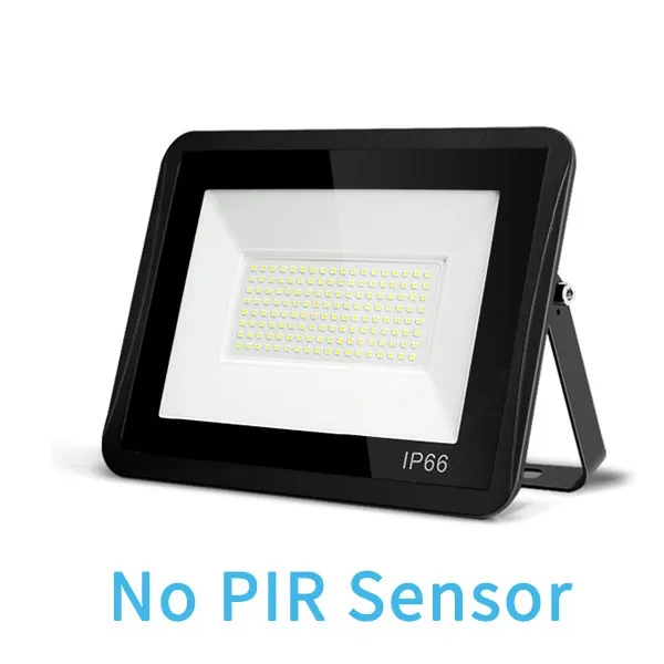 PIR Motion Sensor LED FloodLight 10W 20W 30W 50W 100W Waterproof IP66 Outdoor light 220V Led Spotlight for Garden Wall Reflector 12v flood light Floodlights