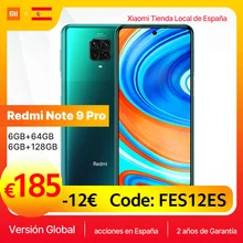 グローバルバージョンxiaomi redmi注9プロ64ギガバイト128ギガバイトスマートフォンのsnapdragon 720グラム64MP愛クワッドカメラ5020 2600mah 30ワット高速充電nfc()