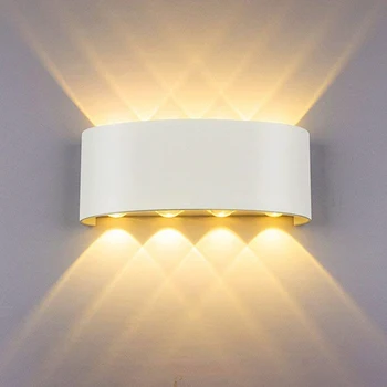 

Thrisdar 6W 8W 12W Outdoor LED Wall Light Waterproof Aluminum Porch Wall Lamp Hotel Balcony Corridor Aisle Exterior Wall Light