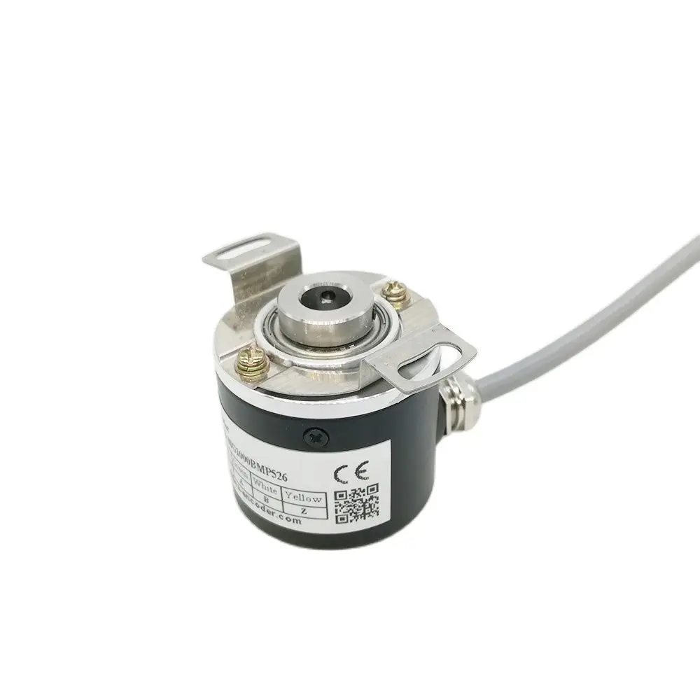 2048PPR, Push-pull with 5-26V Mini Size Diameter 38mm Solid Shaft Rotary Encoder with Different Resolutions