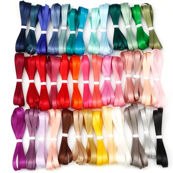 

20pcs nylon cord double-sided ribbon decoration materials DIY hair bow accessories 6mm fermoirs pour fabrication bijoux