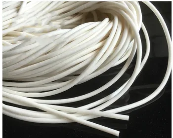 

Silicone Sponge Cord, 6mm Diameter 10 Meter Lengte siliconenschuim staaf siliconen schuim koord, witte kleur