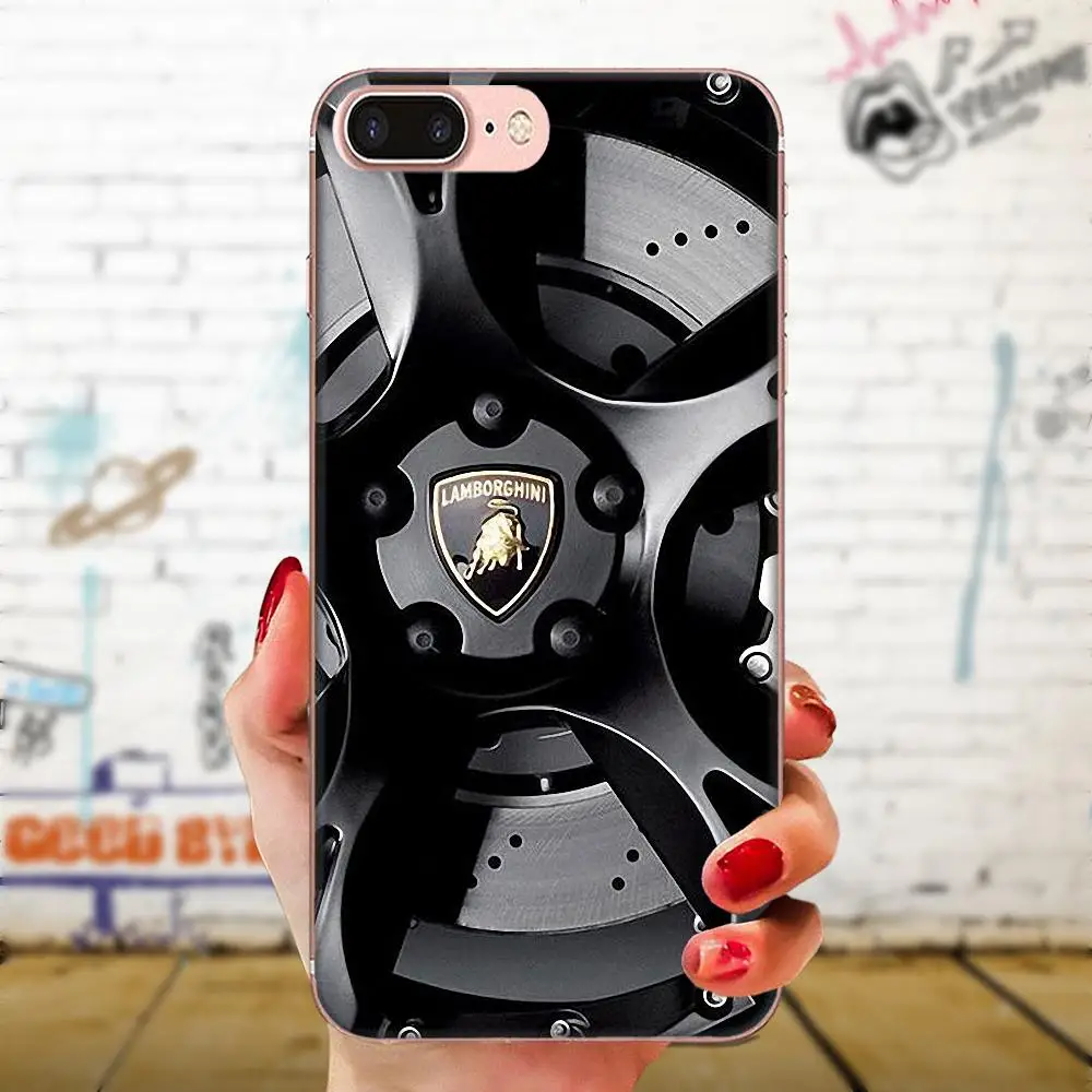 Мягкий Силиконовый ТПУ прозрачный художественный принт для Apple iPhone 4 4s 5 5C 5S SE 6 6S 7 8 11 Plus Pro X XS Max XR автомобильные шины колеса