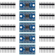 Conversor de nível lógico de 8 canais, alta velocidade, totalmente duplo, 3.3v 5v para arduino raspberry pi