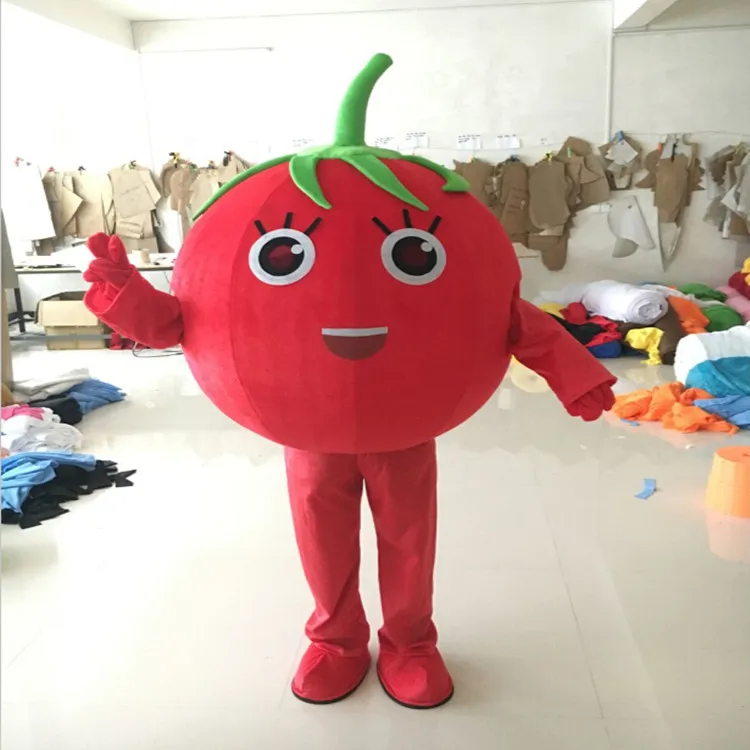 Cosplay vegetables Pepper Mushroom Eggplant Tomato Mascot Costume carnival Cartoon character costume Advertising Party Costume 5