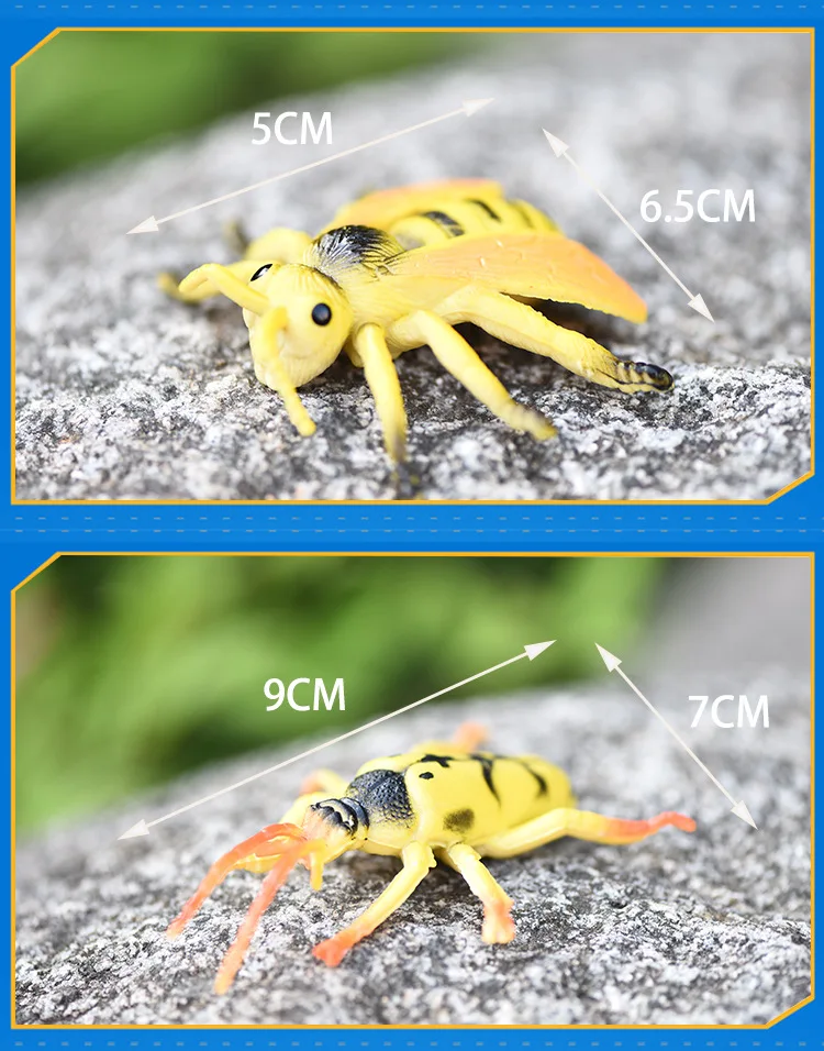 New Style Model Insect Model Toy Wild Insect Beetle Firefly Spider Model Trick Toys