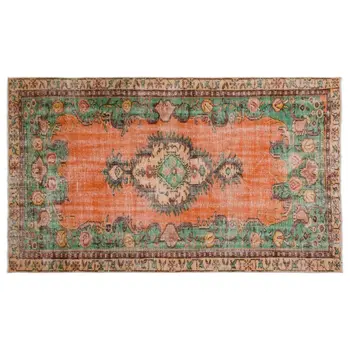 

Handmade Natural Vintage Turkish Area Rug 157x268 Cm-5'2''X8'10''