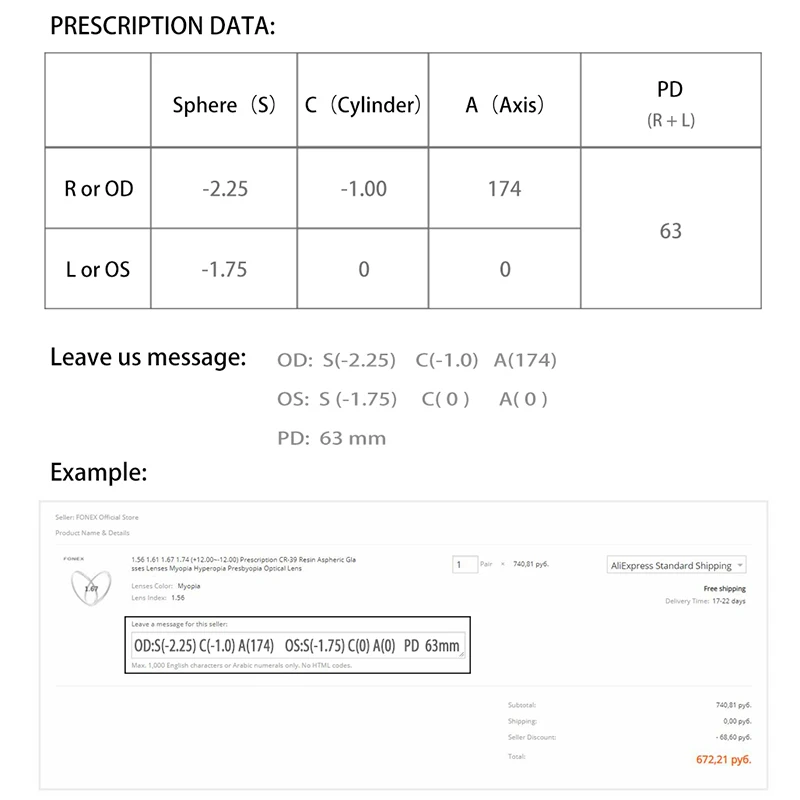 1,56 1,61 1,67 (+ 10,00 ~-10,00) анти синий свет по рецепту CR-39 смолы Асферические стекла линзы миопия, Гиперметропия пресбиопии линзы