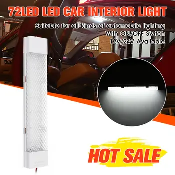 

RV Ceiling Light 72 LED Interior Light Ceiling Reading Caravan RV Trailer Bright Dome Roof Universal Motorhome Car Truck