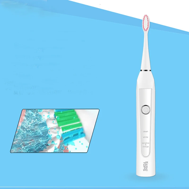 kemei electric toothbrush KM-913children adult ultrasonic vibration soft toothbrush Inductive charging DuPont Anti-allergy brush kemei electric toothbrush KM-913children adult ultrasonic vibration soft toothbrush Inductive charging DuPont Anti-allergy brush