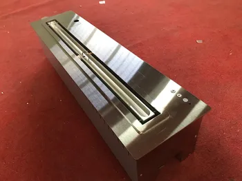 

hot sale 800mm bioethanol fires linear burner insert smart control fireplace