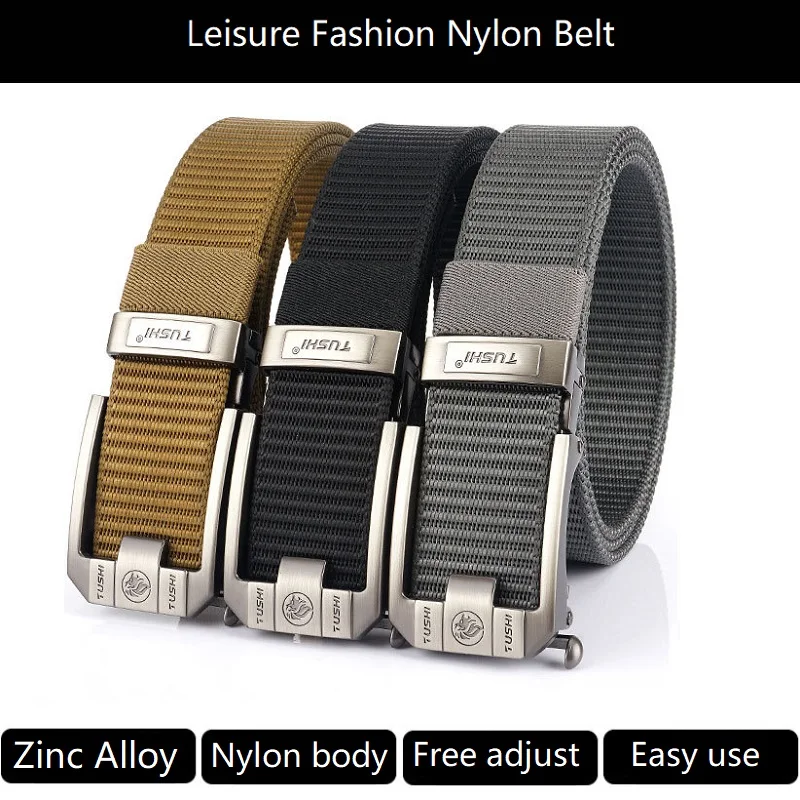 Black Belt Men Military Tactical Belt Army Belts Adjustable Quick