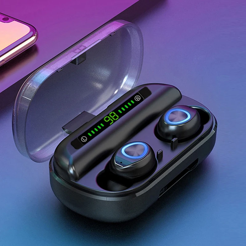 V10 наушники вкладыши TWS с Bluethooth Беспроводной Bluetooth 5 0 IPX7 Водонепроницаемый Шум
