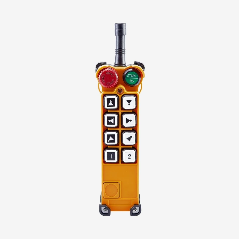Industrial sem Fio Sistema de Controle Telecontrol Guindaste Aéreo Rádio Remoto 8 Velocidade Dupla Botões Transmissores F26-a3 - Image 2
