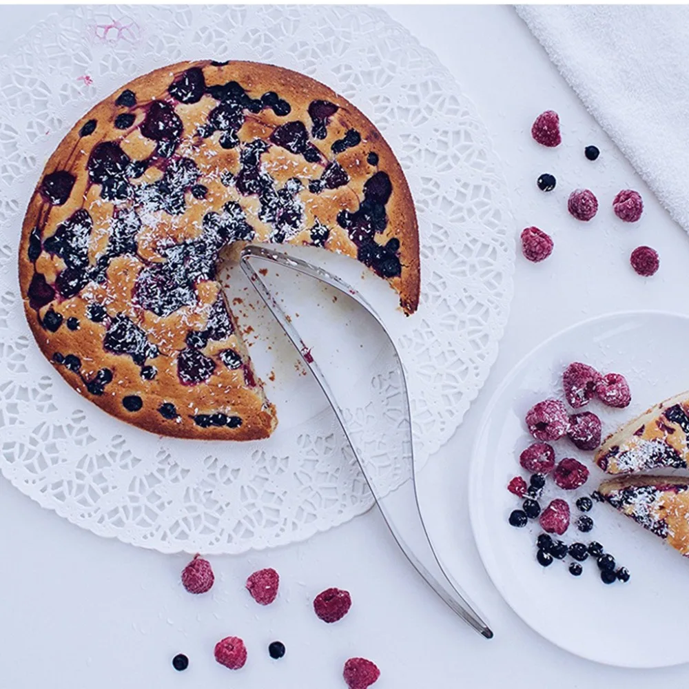 Flowerrs торт ножа для резки ломтиками Нержавеющая сталь Fondant(сахарная) Нержавеющая сталь нож для разрезания торта