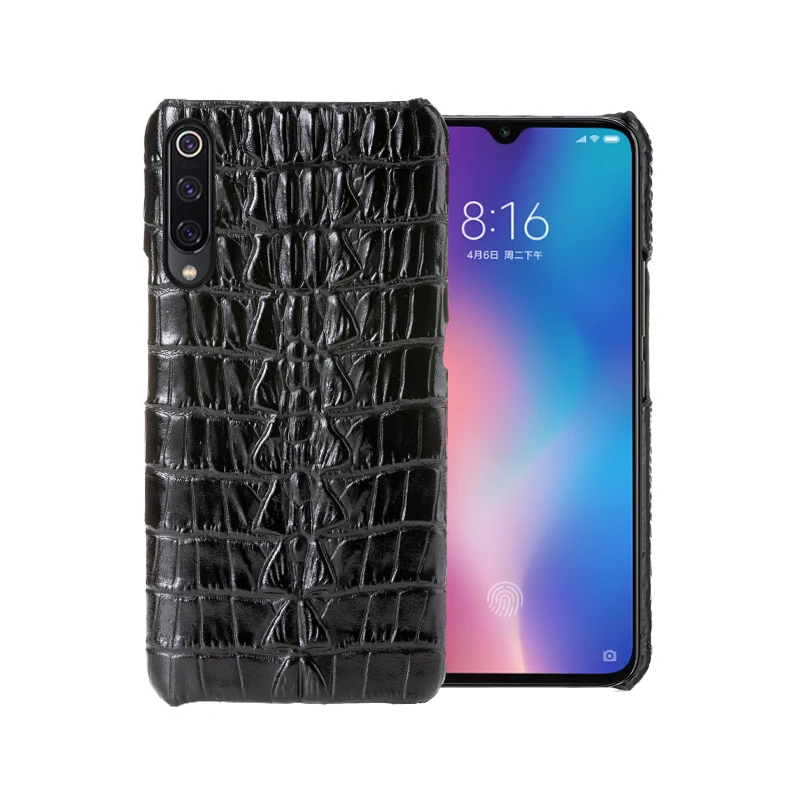 Flash Deals ich6t Genuine leather Phone Case For Xiaomi Mi 8 lite 9 se 9T Note10 A2 A3 Mix 2s Max 3 F1 For Redmi Note 7 8 6 5 Pro Crocodile Case