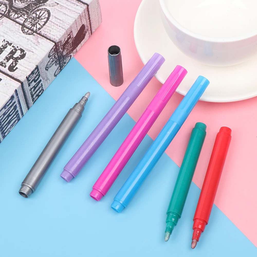 1 шт. нетоксичный маркер для вина с блестками свадеб и мероприятий металлические