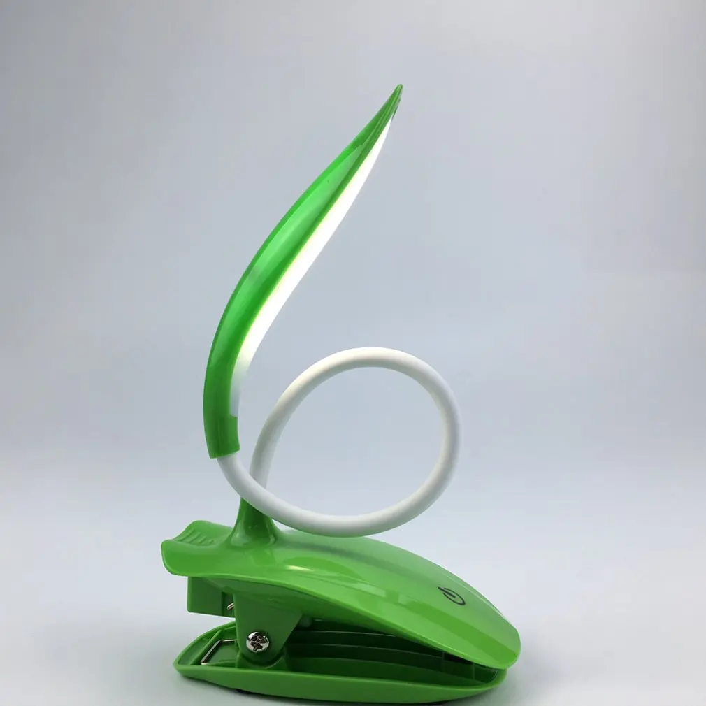 USB кровать для чтения книг Ночной светильник светодиодный настольная лампа для студентов для чтения настольная клипса для ухода за глазами защитный светильник для чтения клипса лампа