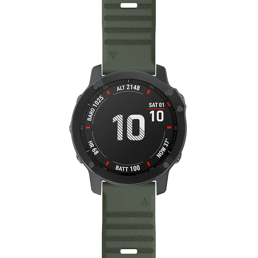 Для Garmin Fenix 6X/6X pro Fenix 5X/5X Plus сменный быстросъемный силиконовый ремешок для наручных часов Fenix6X Fenix5X 26 мм