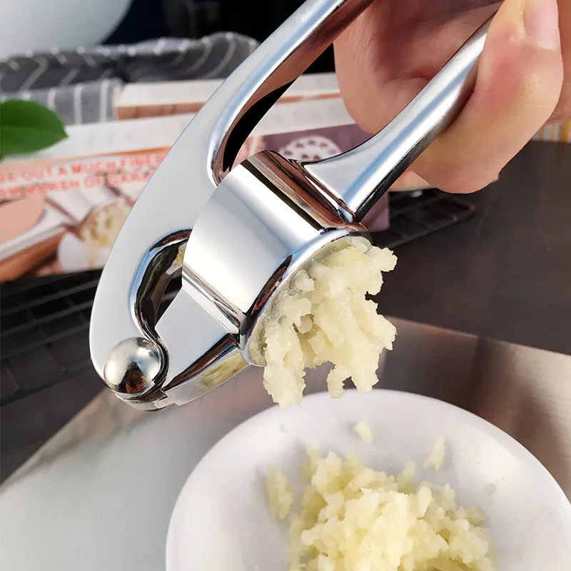 Premium Garlic Press, Heavy Soft-Handled & Sturdy Design Extracts More Garlic Paste, Professional Ginger Mincer, Kitchen Tools Premium Garlic Press, Heavy Soft-Handled & Sturdy Design Extracts More Garlic Paste, Professional Ginger Mincer, Kitchen Tools